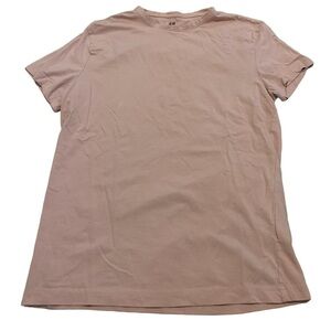 💜 H&M Muscle Fit T-Shirt - Light Pink - US L